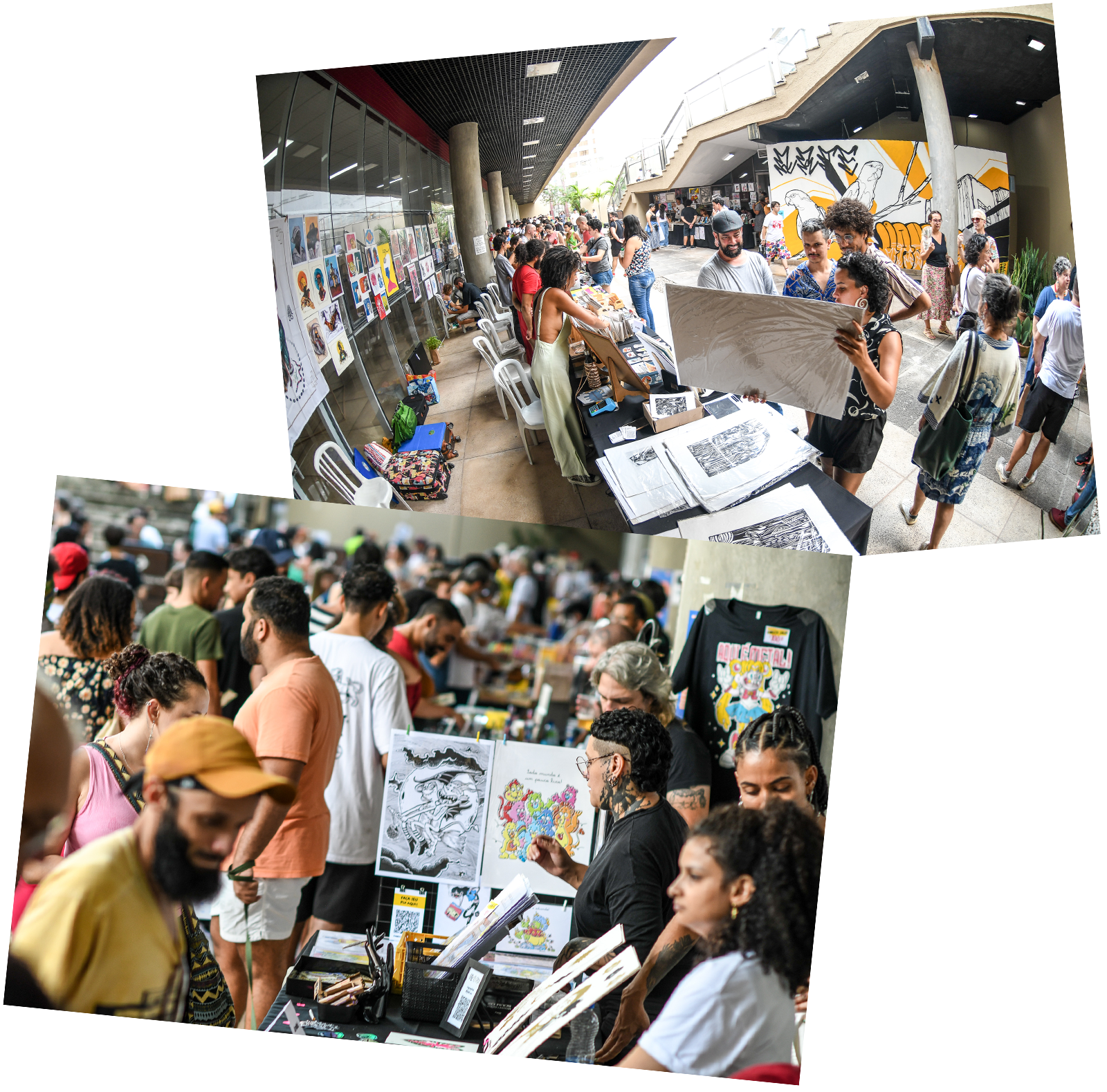 E-cêntrica, feira de publicações independentes, em Goiânia. Fotografia de Layza Vasconcelos.